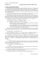 Bài giảng hóa đại CƯƠNG 1 chương 11 LIÊN kết TRONG PHỨC