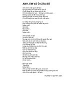 ANH, EM & Ô CỬA SỔ