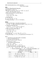 ngân hàng câu hỏi trắc nghiem đại 8