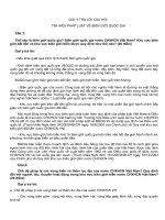 ĐÁP ÁN GỢI Ý LUẬT BIÊN GIỚI QUỐC GIA