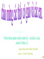 Tình hình phát triển kinh tế các nước châu á