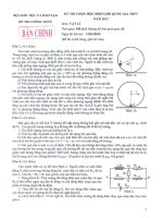 Đề HSGQG môn Vật lí năm 2012 ngày thứ 2