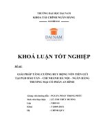 giải pháp tăng cường huy động vốn tiền gửi tại pgd đào tấn – chi nhánh hà nội – ngân hàng thương mại cổ phần an bình