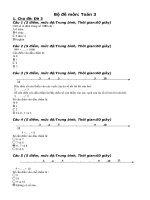 ĐÊ CƯƠNG ÔN TẬP TOÁN 3