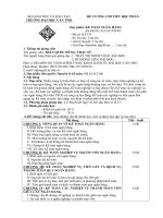 Đề cương học phần kế toán ngân hàng