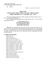 bao cao so ket hoc ki 1 cua truong DTNT dong phu