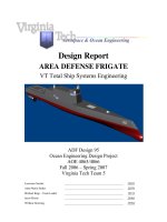 Design report of a ship