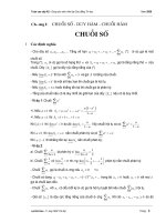 Toán Cao cấp A2 dùng cho sinh viên Tin họ