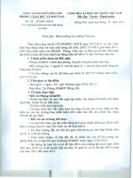 Số 05/2012/PGD V/v tập huấn kiểm kê mức chất lượng tối thiểu