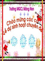 GDÂN : Ôn vận động 