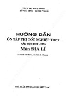 Hướng dẫn ôn thi tốt nghiệp THPT môn Địa