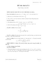 ĐỀ THI THỬ ĐẠI HỌC SỐ 3 NĂM 2012 MÔN TOÁN CỦA DIỄN ĐÀN TOÁN HỌC VMF