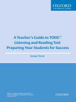A techers guide to Toeic  Listening and Reading Test
