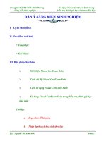 Sử dụng Visual CertExam Suite trong kiểm tra, đánh giá học sinh môn Tin Học - Đạt loại B - cấp Tỉnh