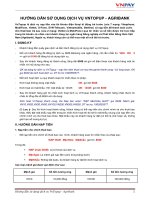 Hướng dẫn nạp tiền điện thoại từ AGRIBANK