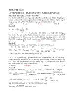 Bài tập soạn trong đề thi thử QG