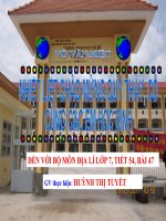 BAI 47: CHƯƠNG III CHÂU NAM CỰC