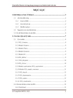 cảm biến kinect và ứng dụng trong xe tự hành tránh vật cản