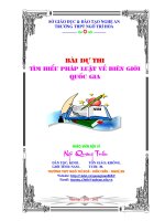 BAI DU THI TIM HIEU PHAP LUAT VE BIEN GIOI QUOC GIA