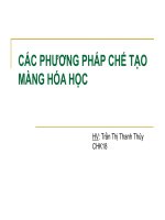 các phương pháp chế tạo màng hóa học