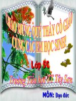 Đạo đức 5: Bài 12: Em yêu hòa bình