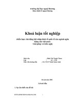 chiến lược chủ động hội nhập kinh tế quốc tế của ngành ngân hàng của việt nam