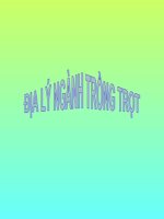 Địa Lí cây ương thực