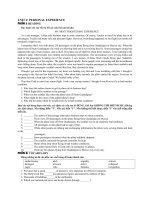 Bài tập tăng cường Unit 2-Grade 11