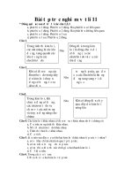 PDF - BỘ ĐỀ TRẮC NGHIỆM LÝ 11