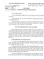 Qi định số 47/QĐ/TW Những điều đảng viên không được làm