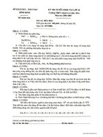 ĐỀ TS CHUYÊN HÓA LÊ QUÝ ĐÔN BÌNH ĐỊNH 04-05