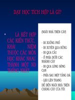 GIÁO DỤC TÍCH HỢP