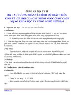 giáo án địa lý 11 bài 1 sự tương phản về trình độ phát triển kt-xh của các nhóm nước. cuộc cách mạng khoa học và công nghệ hiện đại