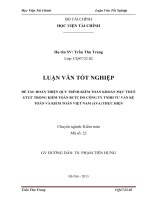 hoàn thiện quy trình kiểm toán khoản mục thuế giá trị gia tăng trong kiểm toán báo cáo tài chính do công ty tnhh tư vấn kế toán và kiểm toán việt nam (ava) thực hiện