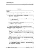 vốn kinh doanh và một số giải pháp chủ yếu nhằm nâng cao hiệu quả sử dụng vốn kinh doanh tại công ty cổ phần cơ khí mạo khê