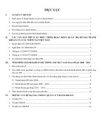 TÌNH HÌNH THANH KHOẢN HỆ THỐNG NGÂN HÀNG VIỆT NAM GIAI ĐOẠN 2008 – 2013