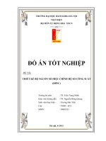 Thiết kế bộ nguồn số hiệu chỉnh hệ số công suất (dpfc)