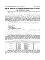 Bước đầu đánh giá kết quả sử dụng CNTT trong dạy học Địa lý