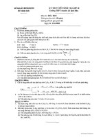 ĐỀ TS CHUYÊN HÓA LÊ QUÝ ĐÔN BÌNH ĐỊNH 06-07