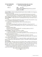 ĐỀ THI HSG HÓA 9 BÌNH ĐỊNH 04-05