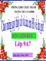 Cao trào cách mạng tiến tới tổng khởi nghĩa cách mạng tháng tám 1945