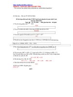 ĐÁP ÁN THI MÁY TÍNH VÒNG 2 NĂM 2011 TPHCM