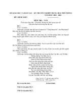 Đề thi TN hàng năm