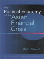 haggard - the political economy of the asian financial crisis (2000)
