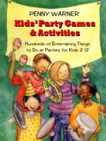 kids'' party games and activities