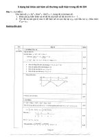 5 DẠNG BÀI HÀM SỐ THƯỜNG GẶP TRONG THI ĐH