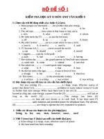 THAM KHẢO VÀI ĐỀ KT-HK2 -E 9