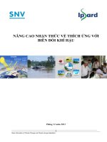 Tài liệu về biến đổi khí hậu