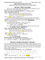 Tài liệu luyện thi Casio lớp 10