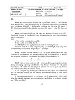 đề thi HSG Vật Lí cấp huyện